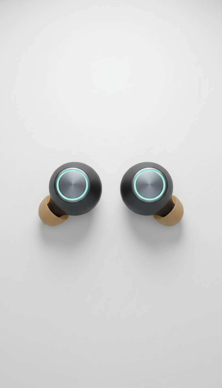 Wireless Noise-Cancelling Earbuds with Adaptive Sound