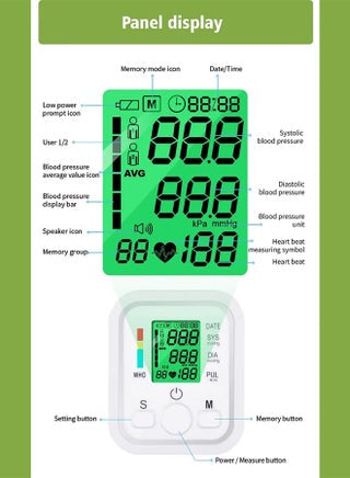 Arm Style Electronical Blood Pressure Monitor Wrist